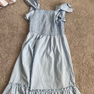 Blue dress